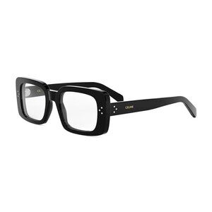 NEW CELINE EYEGLASSES, WOMEN SQUARE BLACK EYEWEAR CELINE CL50163I 001